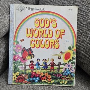God's World Of Colors 1980 A Happy Day Book